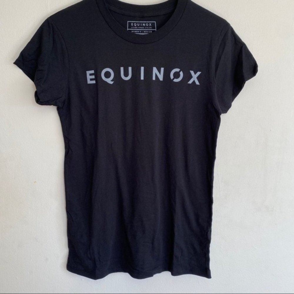 Equinox Black Fitness T shirt Medium